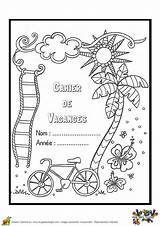 Cahier Couverture Maternelle Vie Coloriages Exemple Hugo sketch template