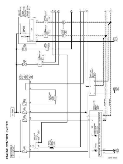nissan maxima service  repair manual wiring diagram engine control system