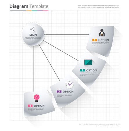 vector  diagram template organization id royalty