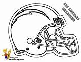 Coloring Chargers Pages Cleveland Browns Nfl Football San Diego Helmet Helmets Logo Print Color Printable Homies Kids Indians Sports Player sketch template