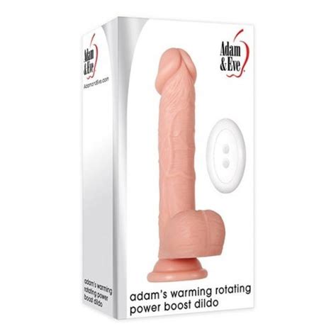 Adam S Warming Rotating Power Boost Dildo With Remote Sex Toys At