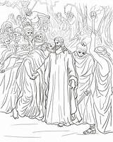 Jesus Coloring Judas Pages Kiss Betrays Gustave Dore Friday Printable Good Supercoloring Color Peter Denies Coloriage Drawing Colouring Times Print sketch template