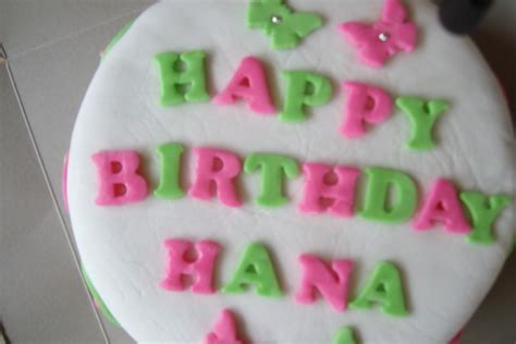 yazzy bakes happy  birthday hana