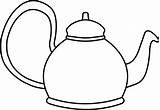 Teapot Clipartbest sketch template