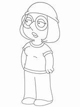 Meg Griffin Printable Coloringonly Outlines sketch template