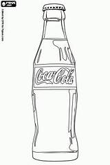 Cola Boisson Bouteille Canette Coke Bleue Oncoloring sketch template