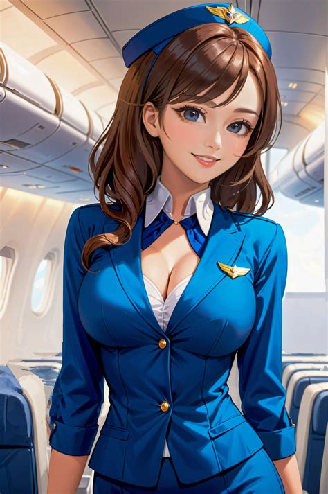 Busty Stewardess By Cathrynedelamort On Deviantart