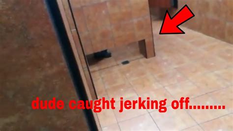 Dude Caught Jerking Off In Public Bathroom Youtube