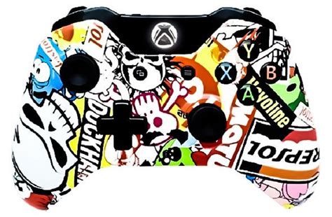 mode bad boy hydro dipped modded controllers xbox  sticker bomb