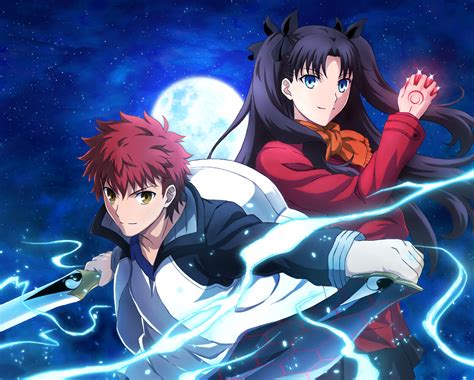 emiya shiro fsn tosaka rin fsn fatevn art vn vn art