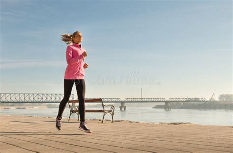 girl running stock photo image  young sports healthy