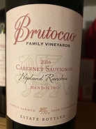 Image result for Brutocao Cabernet Sauvignon Hopland Ranches. Size: 138 x 185. Source: www.cellartracker.com