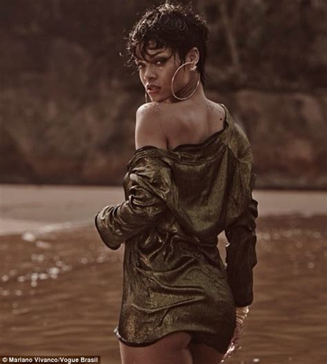 rihanna poses topless in racy new shoot for vogue brazil