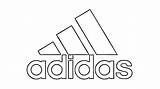 Adidas Pages Sign Coloring Template sketch template