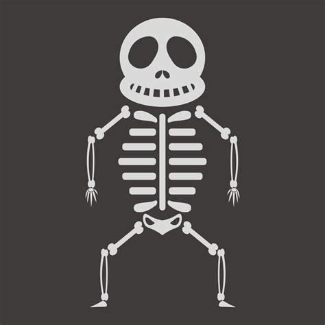 halloween skeleton template printable     printablee