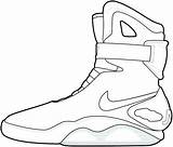 Lebron Getcolorings Shoes Colorin sketch template