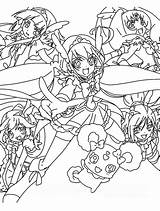 Precure Yes Template sketch template