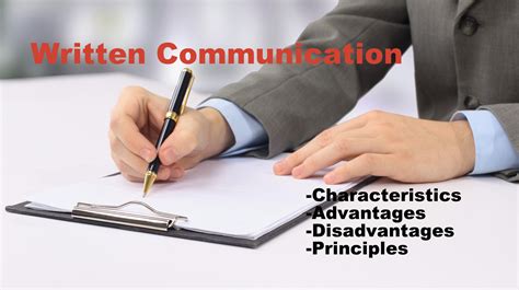 state  advantages  written communication write notes  analysis