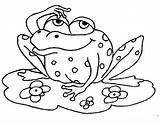 Coloring Pages Frog Pdf sketch template