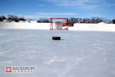 ice hockey rink backdrops canada