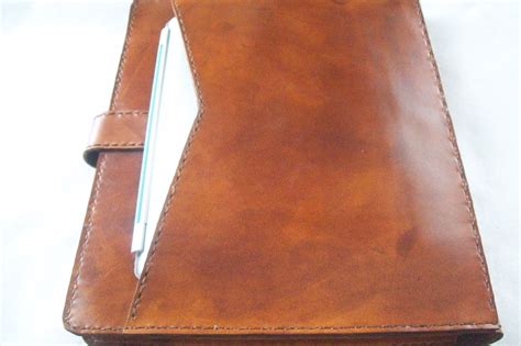 hand crafted custom leather binderportfolio  kerrys custom leather