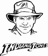 Indiana Jones Coloriage Colorier Dibujar Remarquable Indianajones Bocetos Seleccionar sketch template