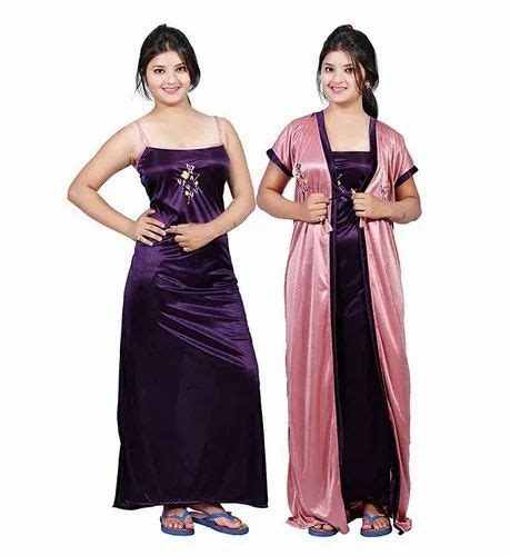 Women 2 Piece Satin Nighty साटन नाइटगाउन In Masjid Bunder Mumbai