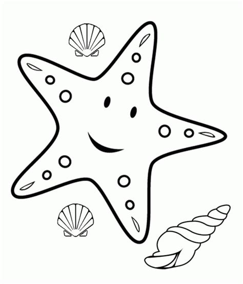 cartoon starfish coloring page  coloring pages animal