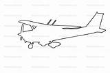 Cessna sketch template