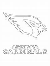 Pages Coloring Cardinals Logo Getcolorings Cardinal Sports sketch template