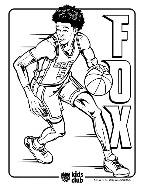 basketball coloring pages images