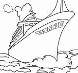 Titanic Bateau Cool2bkids Rms Britannique Transatlantique Bateaux Niños Navio Malvorlagen Sinking Coloringme Coloriages Schiff Drucken Book sketch template