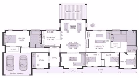 bedroom house plans  open floor plan australia wwwresnoozecom