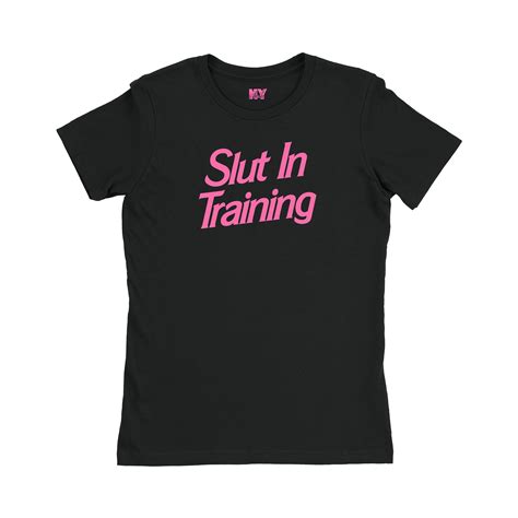 Slut In Training Shirt Bdsm Sexy Slutty Collared Submissive Funny