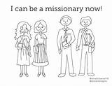 Coloring Pages Missionaries Missionary Lds Kids Follow Come Children Gospel Story sketch template