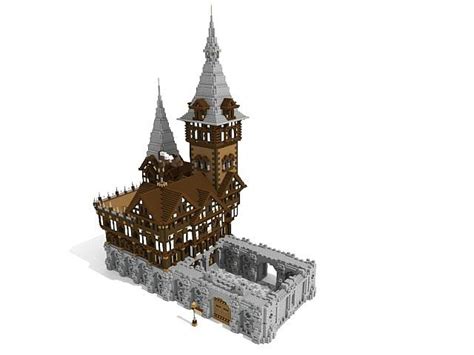 minecraft  schematic castle