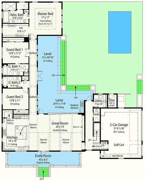 floor  shaped house plans
