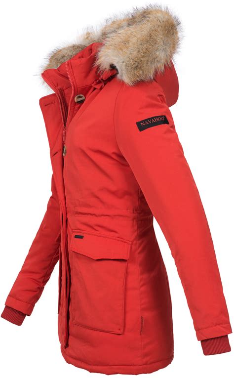 navahoo ladies winter jacket parka coat winter jacket warm lined hood  ebay