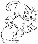 Coloring Cat Choose Board Kittens Three Little Pages sketch template