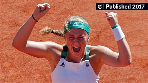 jelena ostapenko unseeded latvian rallies to win french open the