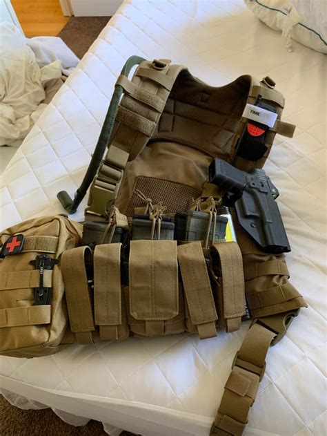 chest rig set  condor recon  integrated hydration pack