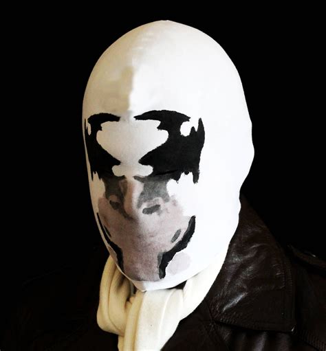 Rorschach Mask With Real Moving Inkblots