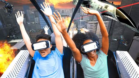 The New Revolution Six Flags Virtual Reality Roller Coaster New For