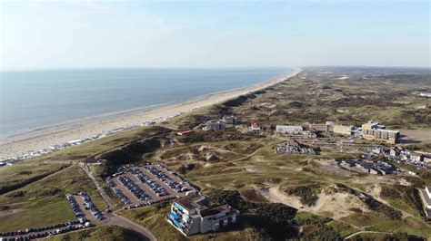coastal resort town  wijk aan zee holland beautiful sand beach