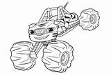 Blaze Monster Coloring Pages Stripes Machines Truck Do Machine Printable Choose Board sketch template