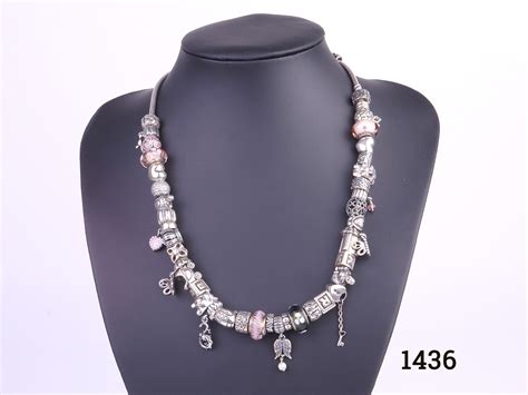 shop pandora silver charm necklace  antiques  kingston