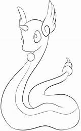 Pokemon Dragonair Coloring Pages Lineart Gerbil Deviantart Lilly Supercoloring Printable Print Lapras Color Drawing Mew Sheets Colouring Mewtwo Cartoons sketch template