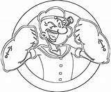 Popeye Coloring Pages Power Drawing Sailor Printable Man Para Clipart Coloriage Dessin Dibujo Colorear Supertweet Library Color Book Et Getdrawings sketch template
