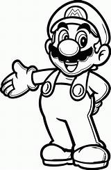 Coloring Mario Pages Super Flower Fire Print Brothers Popular sketch template