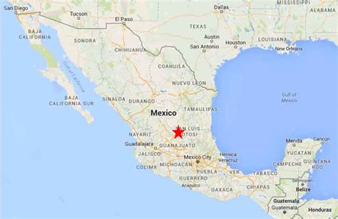 san luis potosi mexico map maping resources
